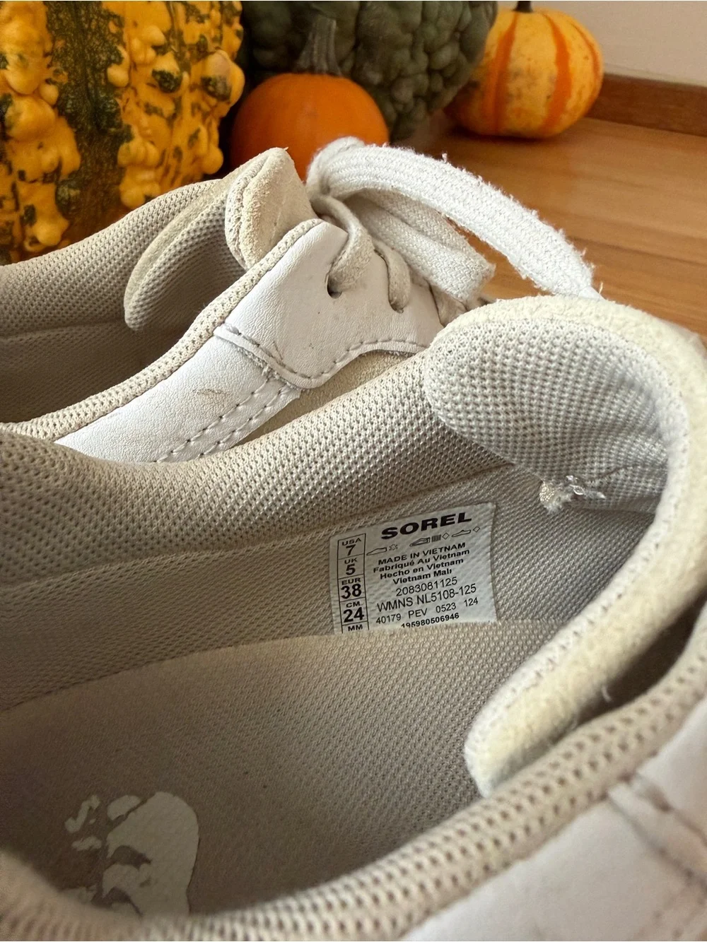 Sorel Ona Blvd White Sneakers